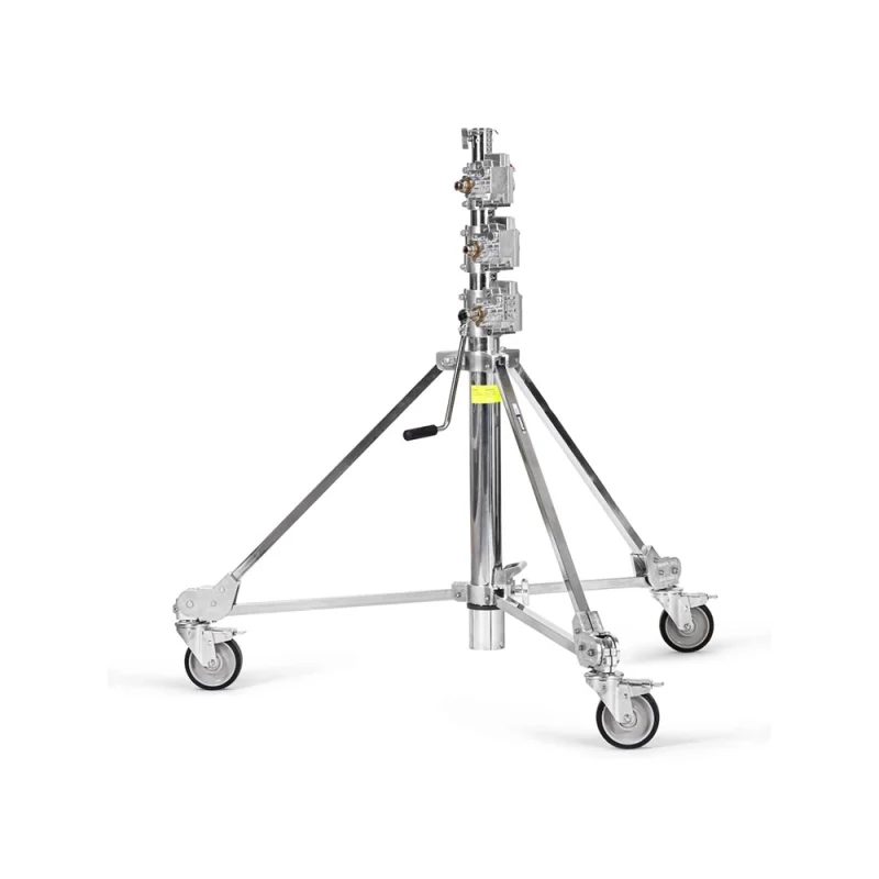 Avenger Strato Safe Crank-Up Stand Hard Wheels, Braked