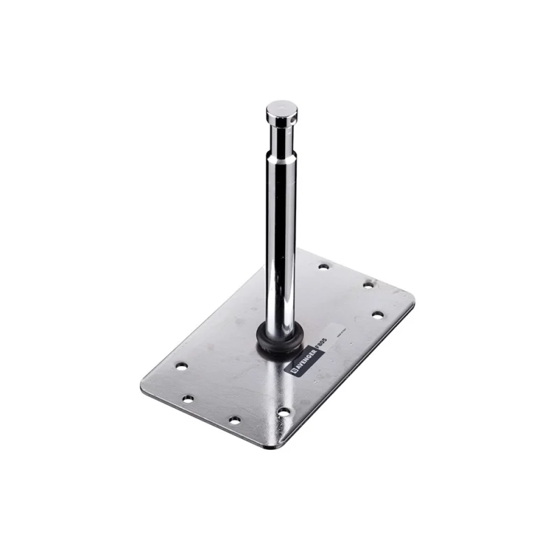 Avenger Wall Plate, Baby w/16mm/ 5/8in Fixed Spigot 6in/15cm